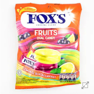 PERMEN FOX`S FRUITS LEMON & BLACKCURRANT