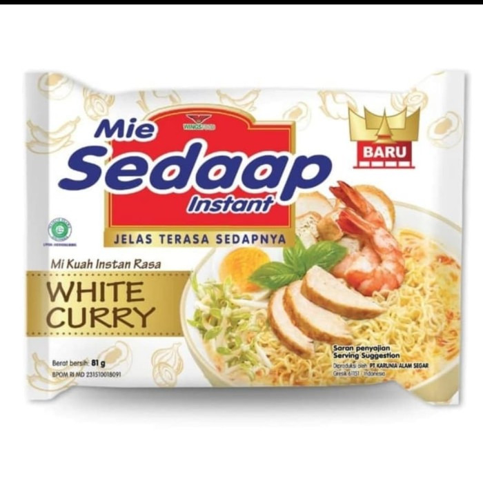 mie sedap white curry